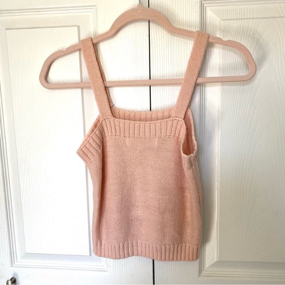 Sugar Moon Pink / Peach Cable Knit Set - Picture 5 of 5